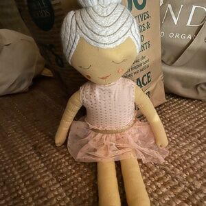 Pillow fort cotton ballerina doll